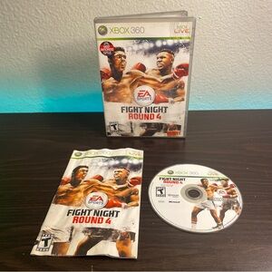 Fight Night Round 4 Microsoft Xbox 360 2009 Complete with Manual CIB Tested